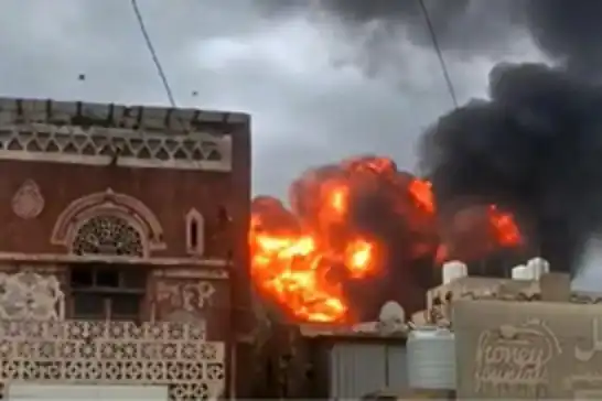 اليمن: 35 شهيداً و130 مصاباً بهجوم إسرائيلي واسع يستهدف صنعاء وعمران والجوف