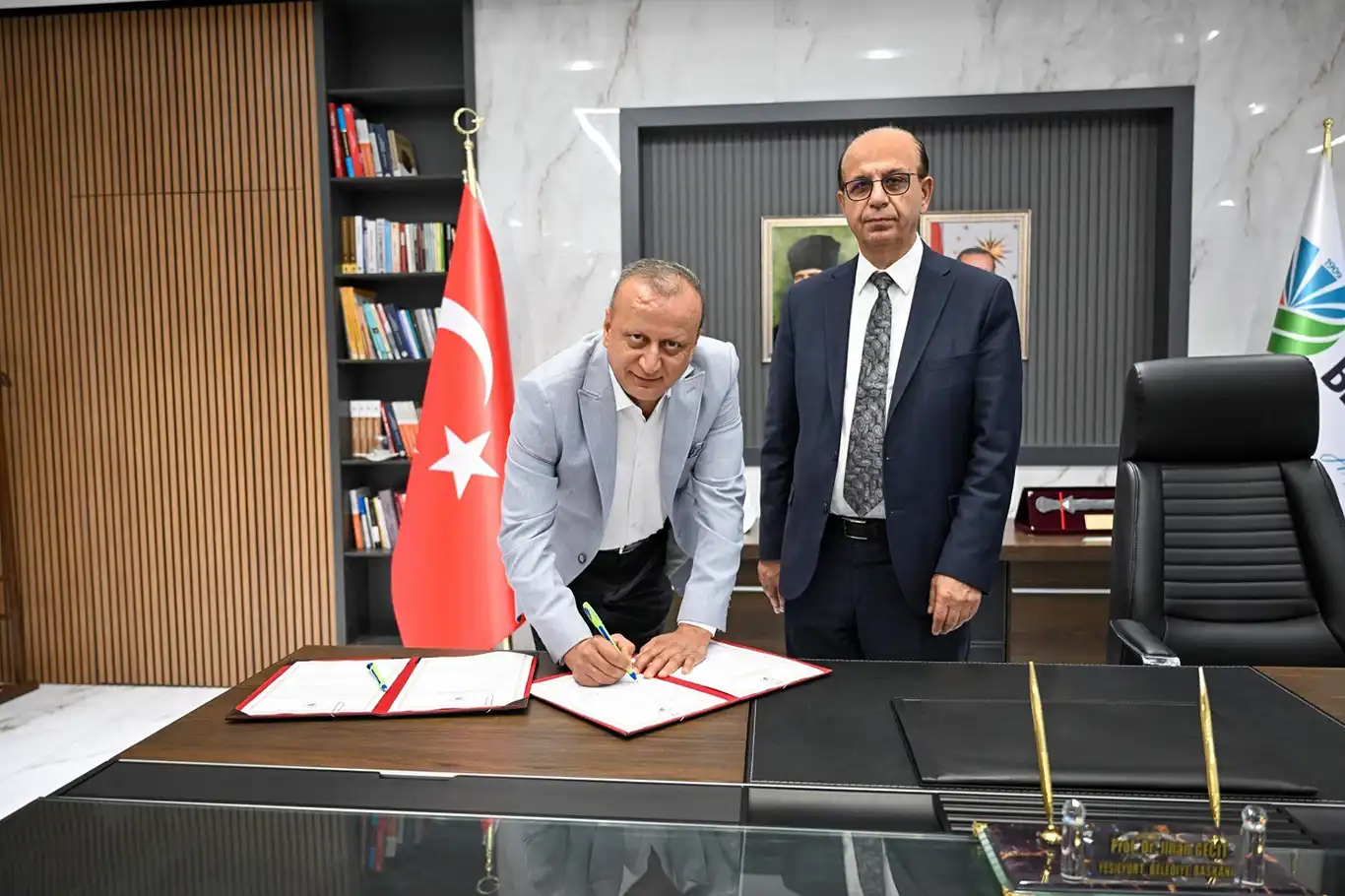 Yeşilyurt'ta bir taziye evinin daha protokolü imzalandı 