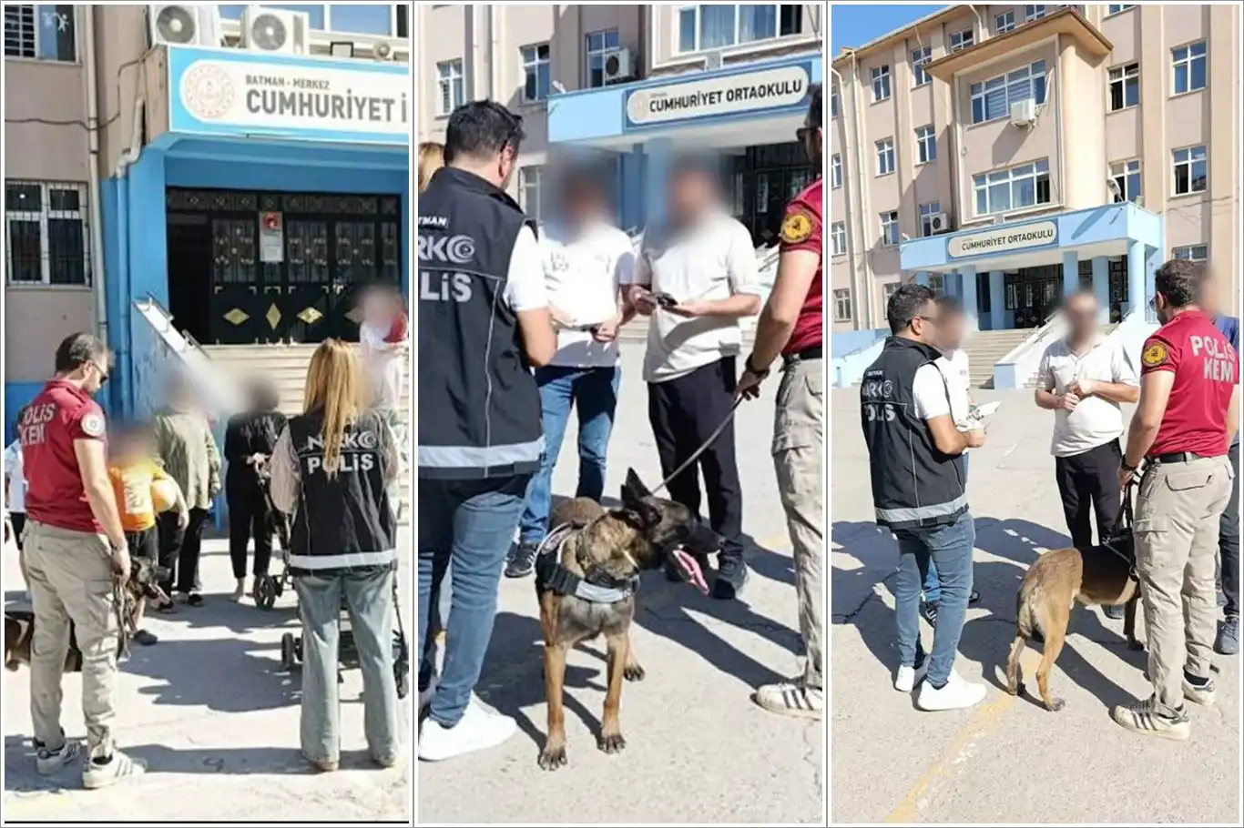 Batman'da okul çevrelerinde narkoalan uygulaması Batman'da okul çevrelerinde narkoalan uygulaması