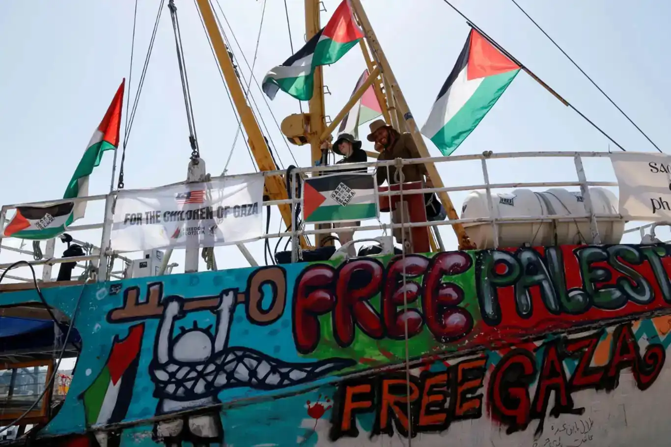 Global Sumud Flotilla departs Tunisia to break Gaza blockade Global Sumud Flotilla departs Tunisia to break Gaza blockade