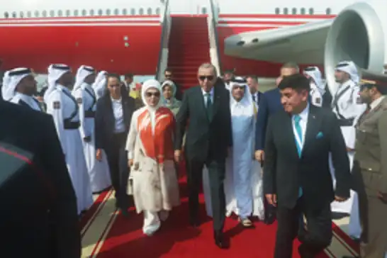 Cumhurbaşkanı Erdoğan Katar'da