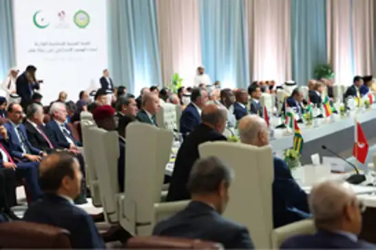 Cumhurbaşkanı Erdoğan'dan Katar'daki zirvede işgale karşı "caydırıcı savunma" vurgusu