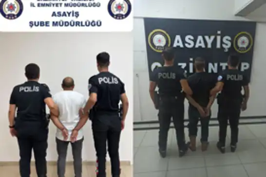 Gaziantep’te hapis cezası bulunan 2 şüpheli yakalandı
