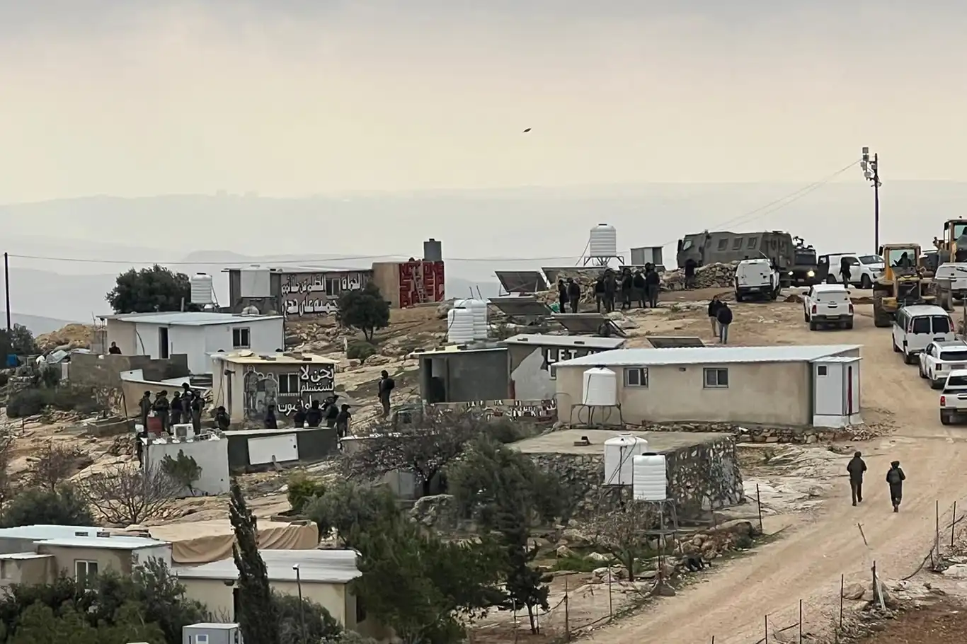 Siyonist rejim, 3 bin dönüm araziye sahip Filistin köyünü ikinci kez yerle bir etti