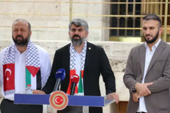 HÜDA PAR Milletvekili Dinç: Tüm dünya ülkeleri Sumud Filosu'nu koruyacaklarına dair beyanatta bulunmalıdır