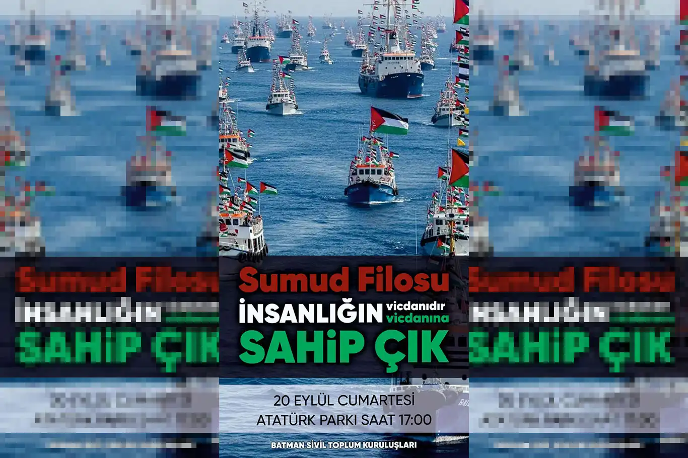 Batman'da "Sumud Filosu"na destek programı düzenlenecek Batman'da "Sumud Filosu"na destek programı düzenlenecek
