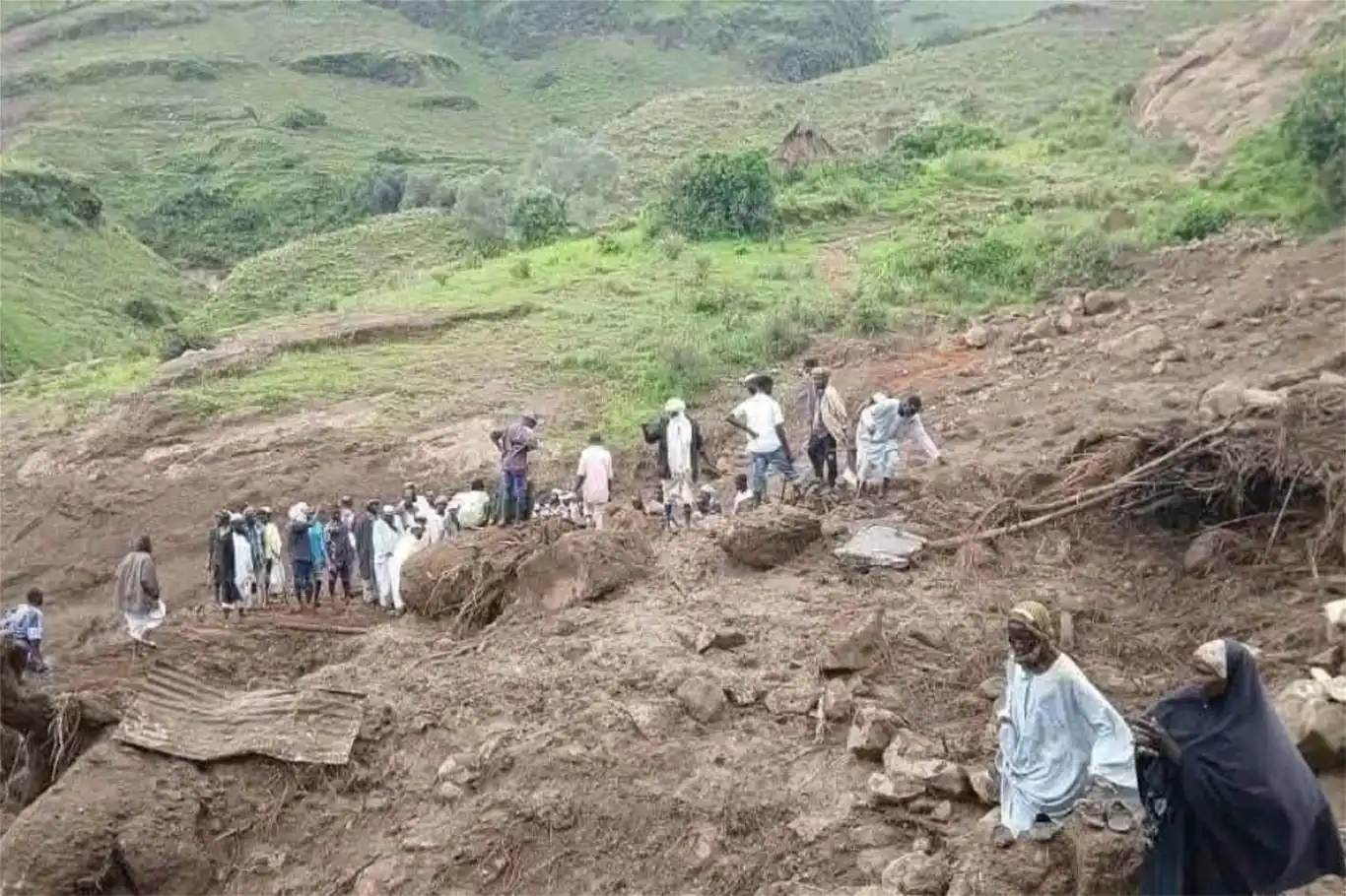 كارثة إنسانية في السودان..انهيار أرضي يودي بحياة أكثر من ألف شخص في دارفور