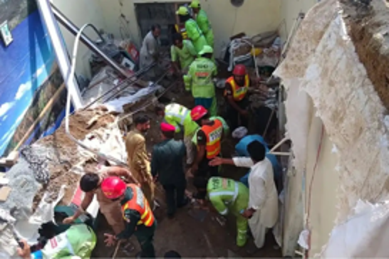 Seven dead, including children, after academy roof collapses in Pakistan's Punjab