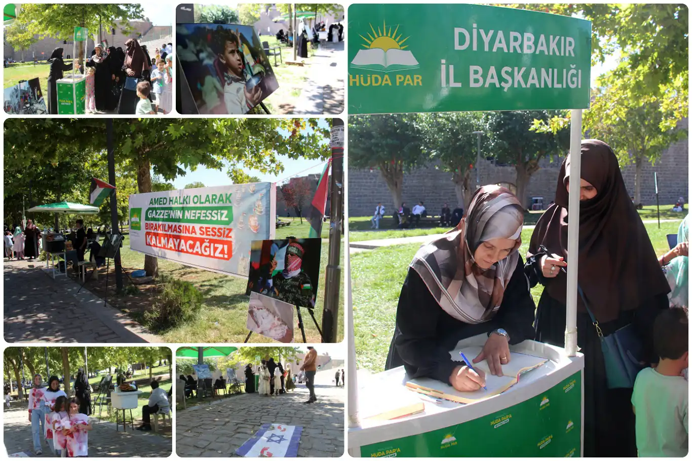 HÜDA PAR Diyarbakır Kadın Kolları: Sumud Filosu denizde bizler karada mücadele vereceğiz HÜDA PAR Diyarbakır Kadın Kolları: Sumud Filosu denizde bizler karada mücadele vereceğiz