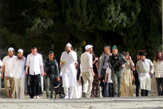 Hundreds of Israeli settlers storm al-Aqsa Mosque amid heavy police protection