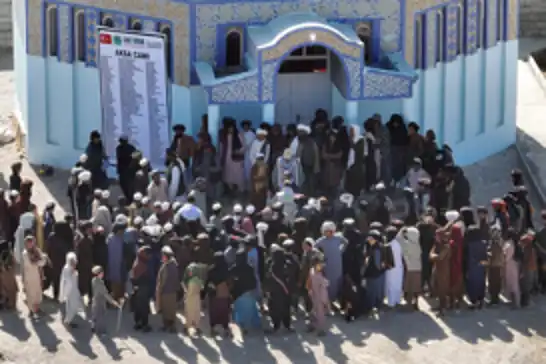 Umut Kervanı Afganistan'da Aksa Cami'ni ibadete açtı