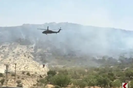 Gaziantep’teki orman yangını kontrol altına alındı