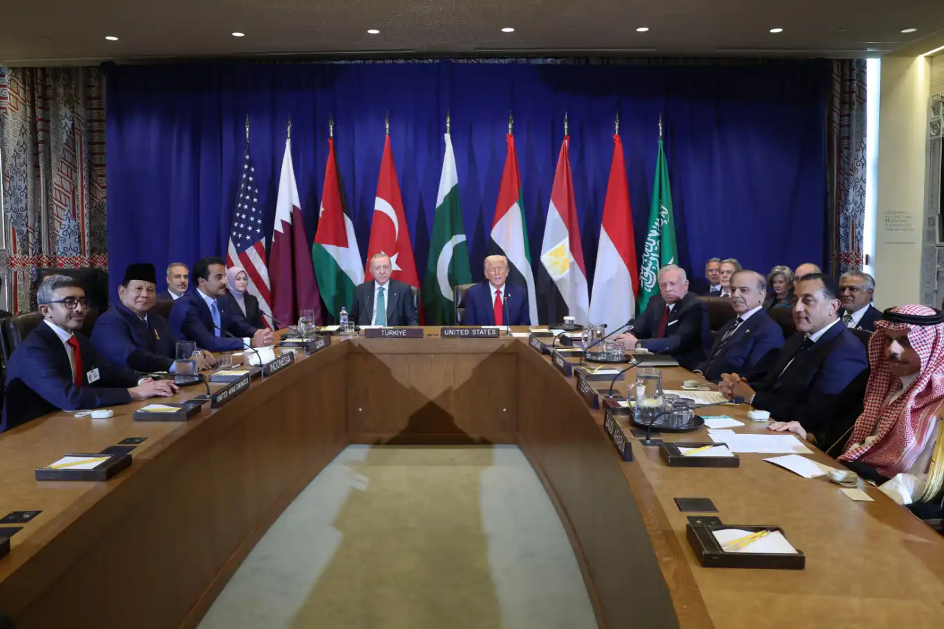 Cumhurbaşkanı Erdoğan, Gazze toplantısına katıldı