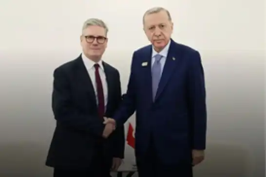الرئيس أردوغان يبحث مع رئيس وزراء بريطانيا العلاقات الثنائية وقضية فلسطين
