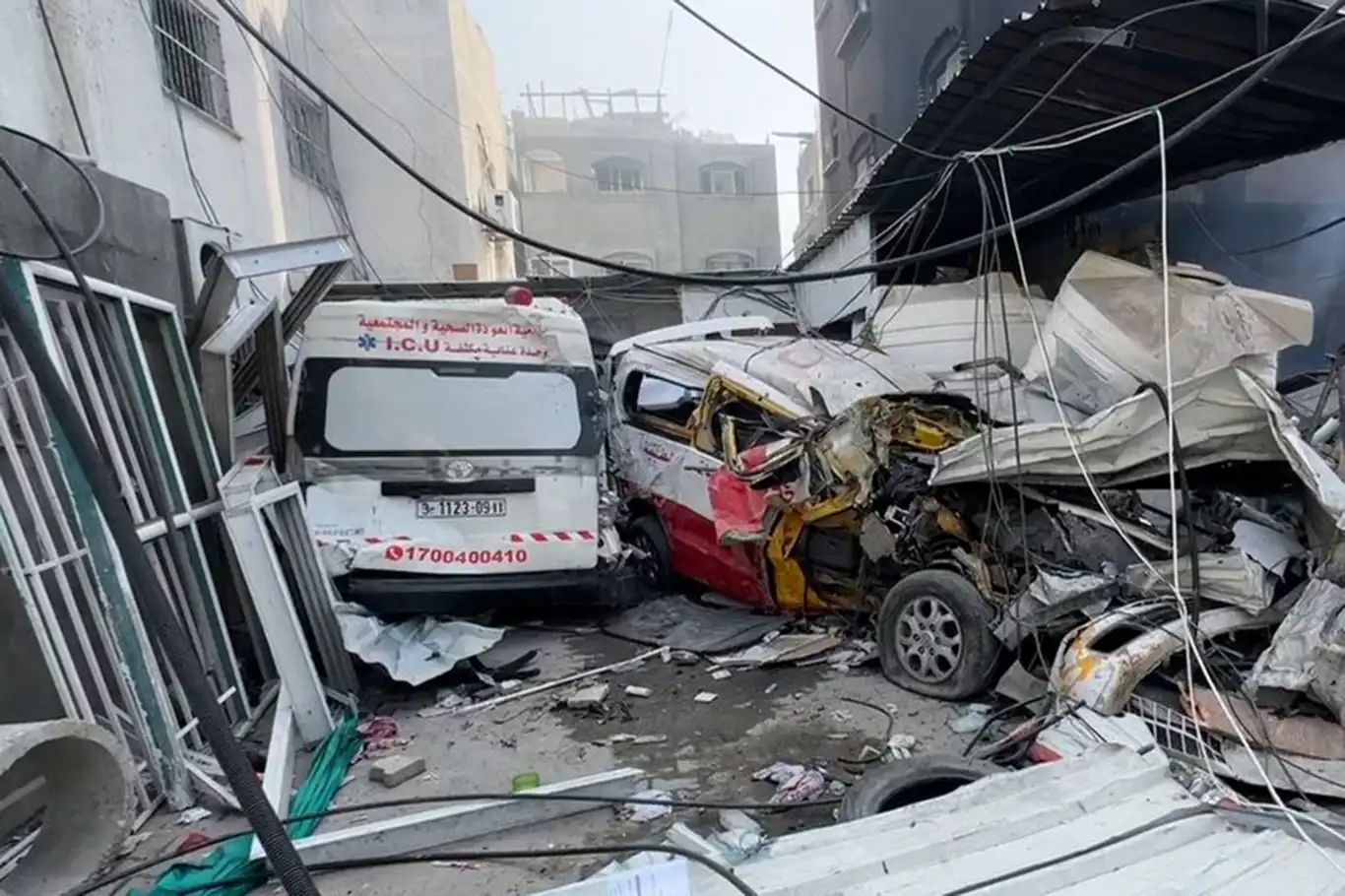 Gazze'nin kuzeyindeki hastane hizmetleri çöktü