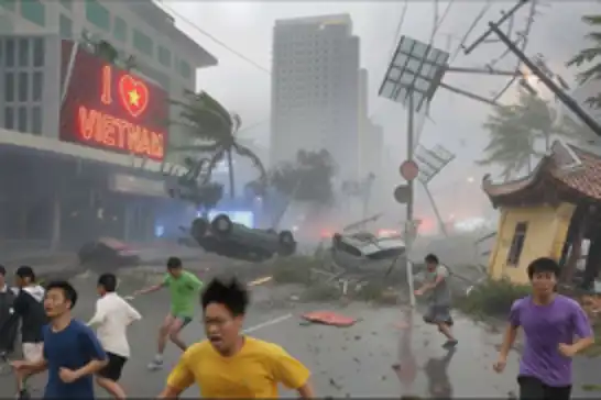 Vietnam'da Bualoi tayfunu etkili oluyor