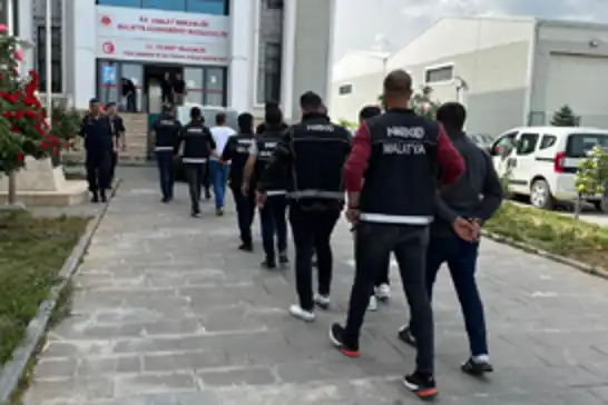 Malatya'da çeşitli suçlardan 158 şahıs yakalandı