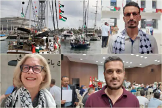 Küresel Sumud Filosu'na katılan aktivistler İLKHA'ya konuştu