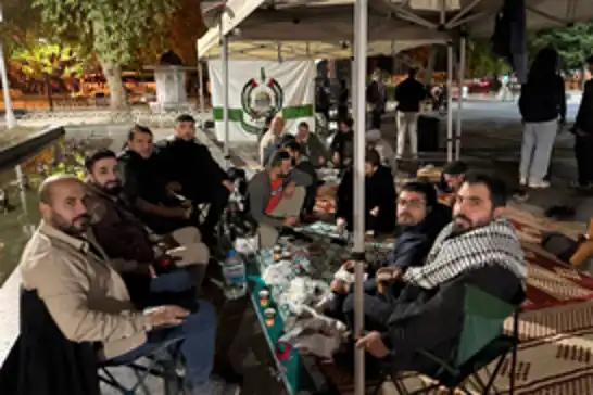 Saraçhane'de "Sumud Kararlılık Nöbeti" başladı