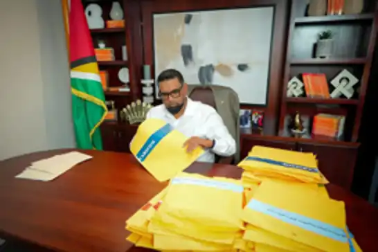 Guyana President Irfaan Ali declares victory in general election