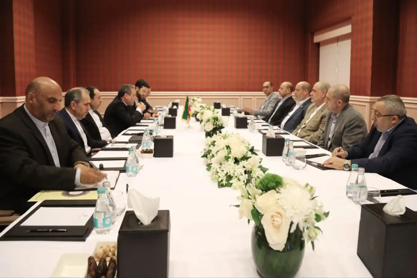 Iranian foreign minister meets Hamas delegation in Doha Iranian foreign minister meets Hamas delegation in Doha