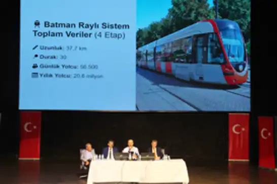 Batman'da raylı sistem projesi tanıtıldı: İsmi "Bat-Ray" oldu
