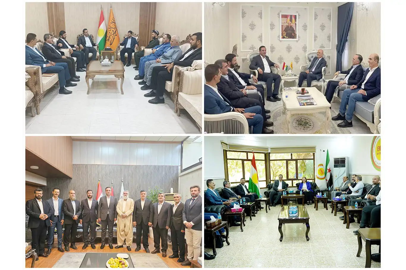 HÜDA PAR delegation holds high-level talks in Kurdistan