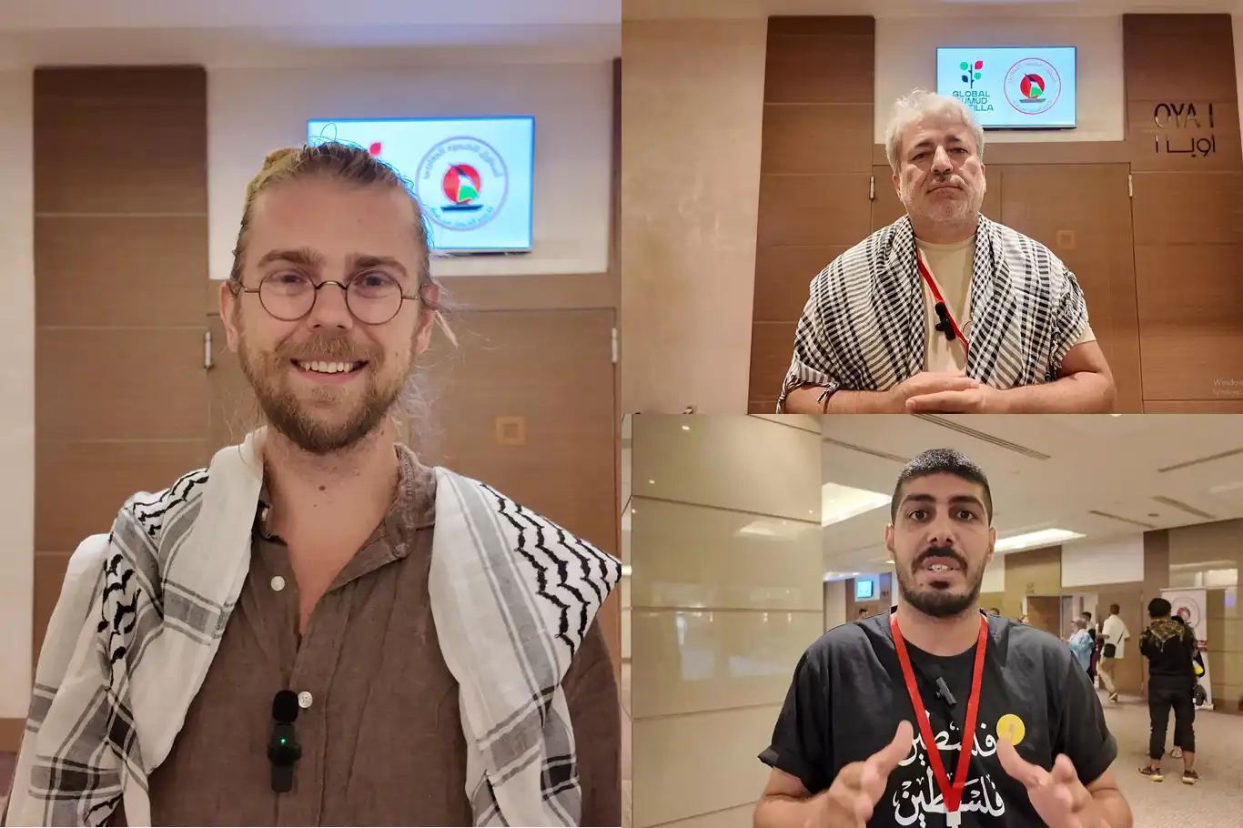 Sumud Filosu'na katılanlar: İşgalci siyonistlerin tehditleri bizi yıldırmayacak
