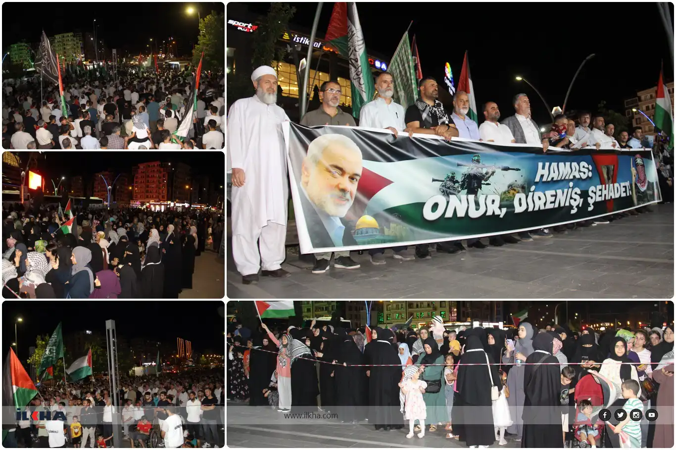 Thousands in Diyarbakır demand an end to Israel’s blockade of Gaza Thousands in Diyarbakır demand an end to Israel’s blockade of Gaza