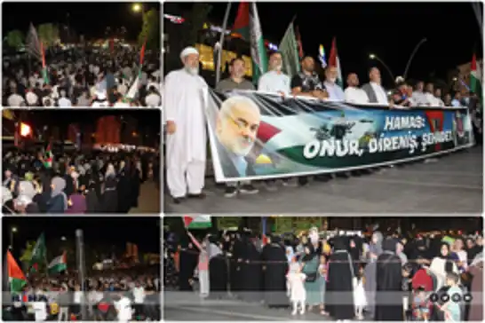 Thousands in Diyarbakır demand an end to Israel’s blockade of Gaza