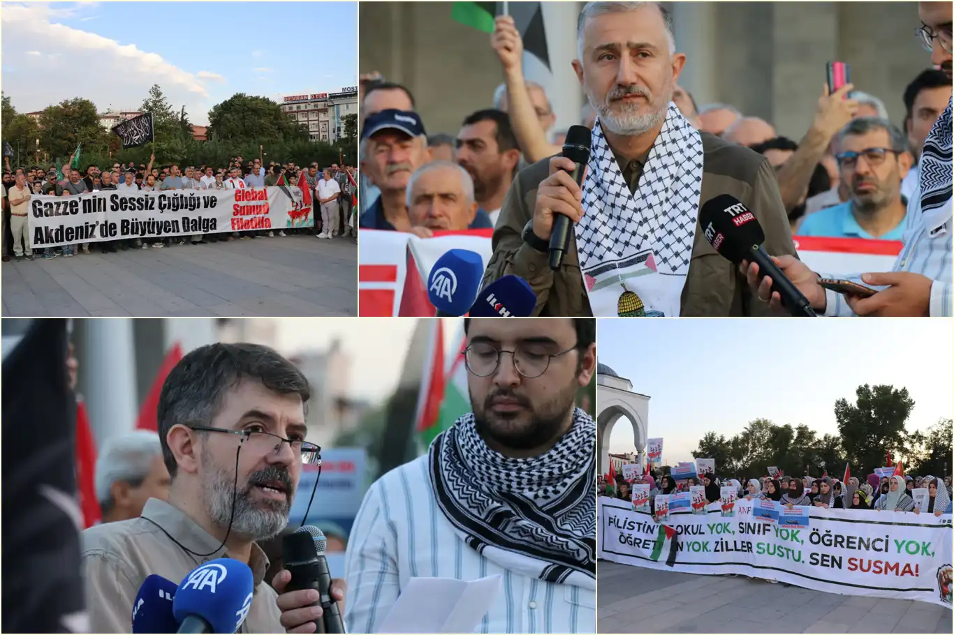Küresel Sumud Filosu’na destek için Kudüs aşıkları Ankara'da bir araya geldi