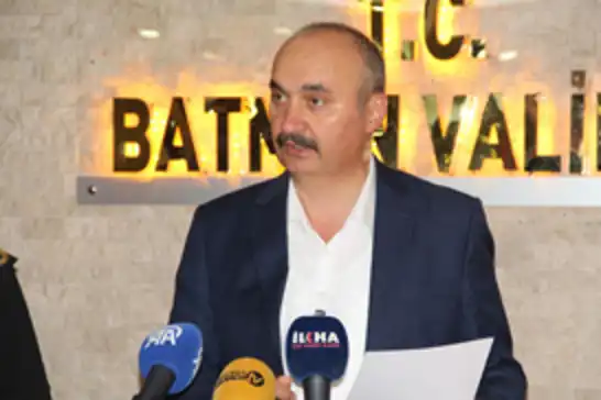 Vali Canalp: Batman'da asayiş olayları azalıyor, uyuşturucuyla mücadele amansız devam ediyor