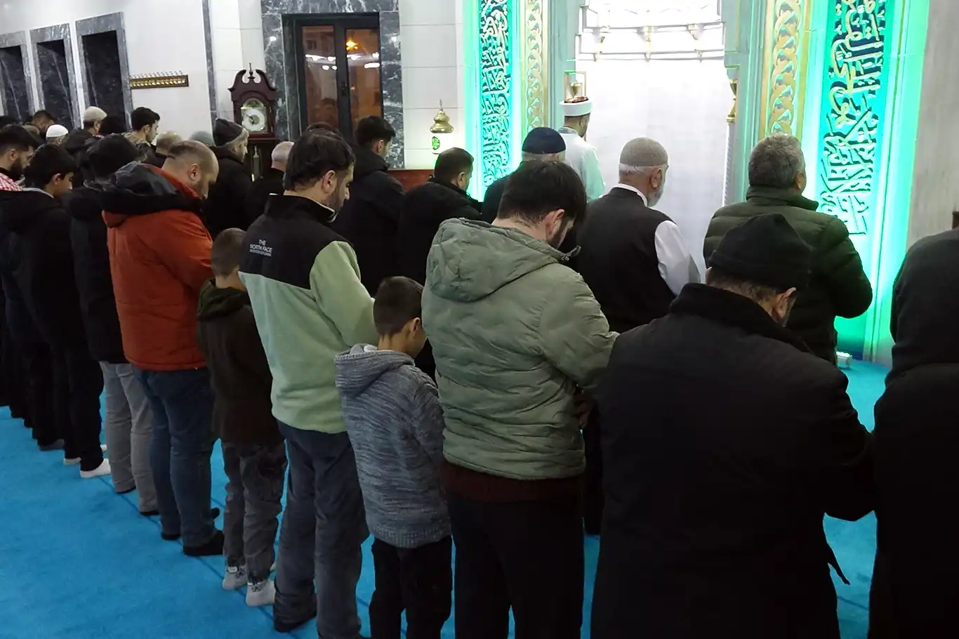 Ağrı Merkez Camiinde sabah namazı buluşması gerçekleştirildi