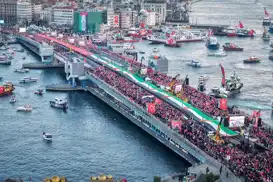 راهپیمایی وجدان از استانبول تا غزه: ۵۲۰ هزار نفر برای فلسطین یک‌صدا شدند