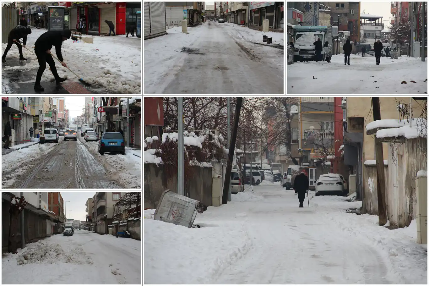 Batman'da mahalle araları kardan geçilmiyor: Hayat durma noktasında