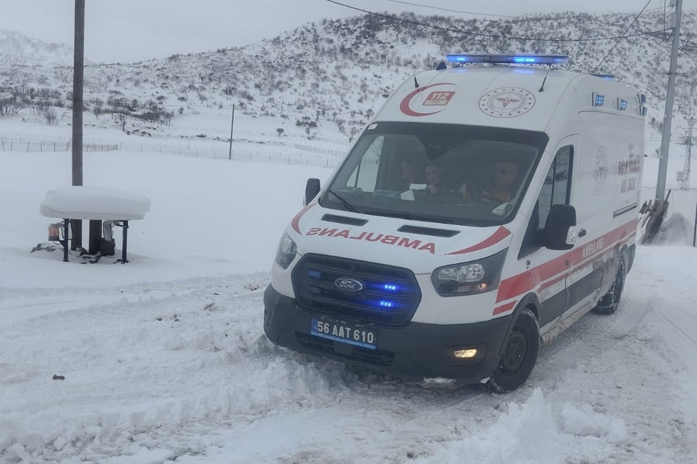  Siirt'te UMKE ve 112’nin yoğun mesai