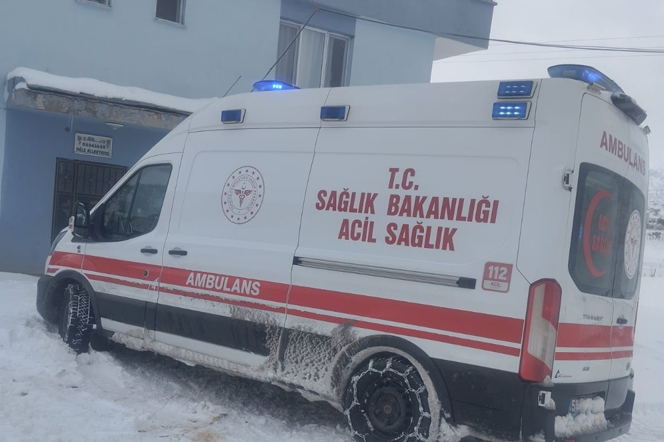  Siirt'te UMKE ve 112’nin yoğun mesai