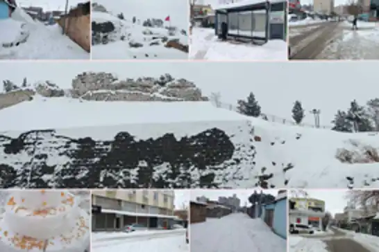 Şanlıurfa beyaza büründü: Kar, tarihi evlerin dam boyuna ulaştı