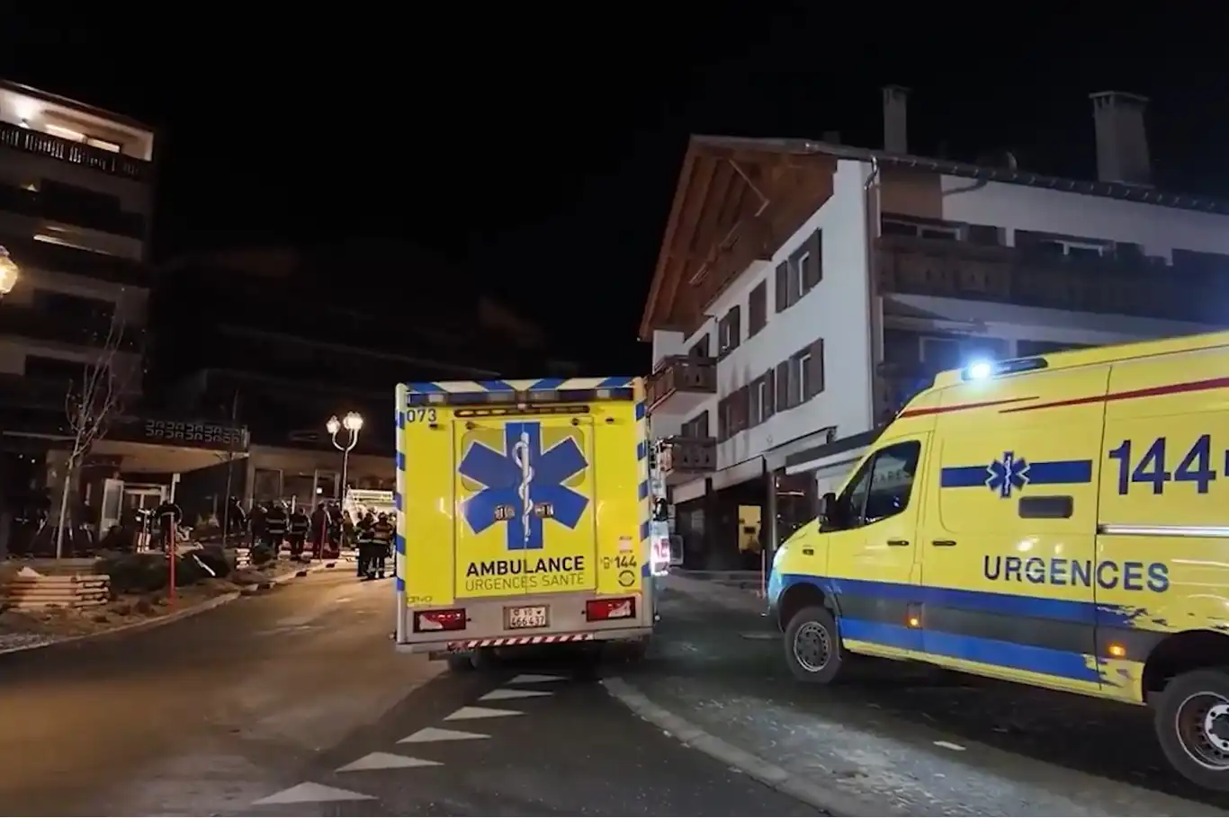 At least 40 dead after explosion rips through bar in Swiss resort town