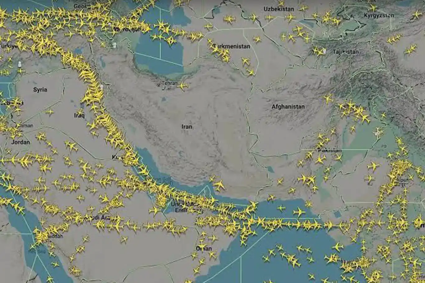 Iran airspace reopens after temporary closure forced flights to reroute ...