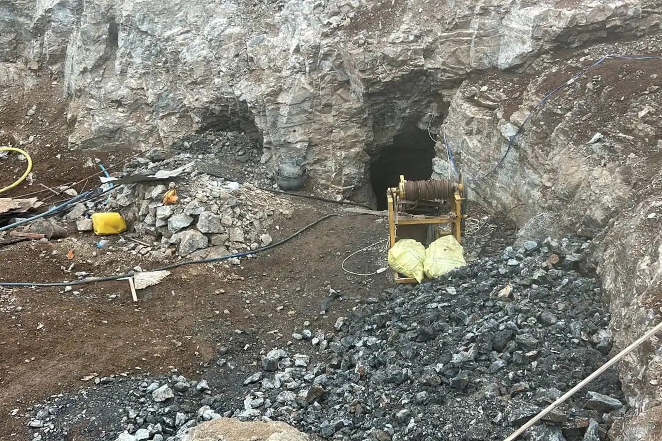 Gaziantep'te kaçak maden ocağına baskın: 2 şüpheli gözaltında