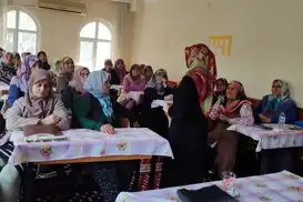 Anamurlu bayanlardan cuma sohbetlerine yoğun ilgi