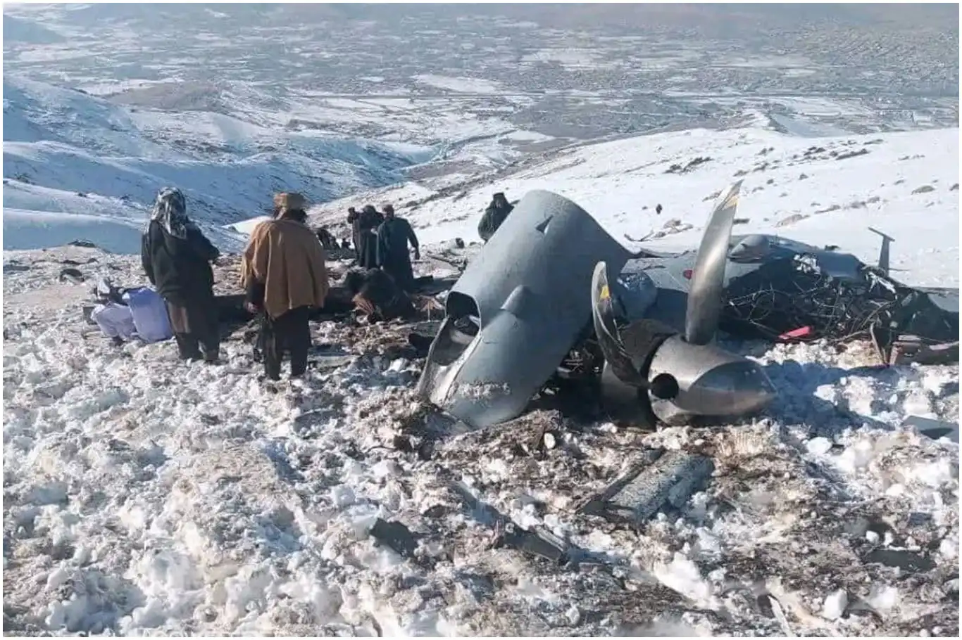 U.S. MQ-9 Reaper drone crashes in Afghanistan's Maidan Wardak province