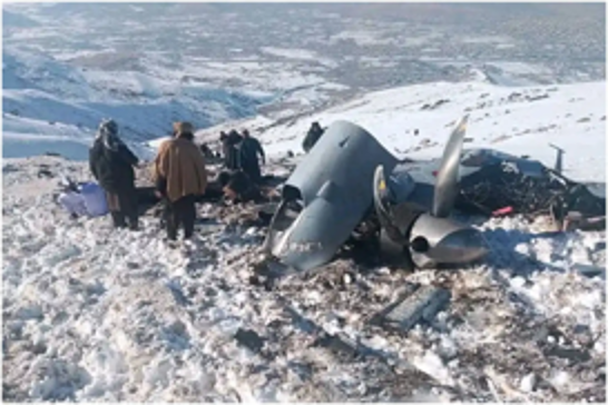 U.S. MQ-9 Reaper drone crashes in Afghanistan's Maidan Wardak province