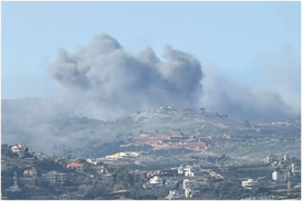 Israeli airstrikes hit Jabal Al Rihane in southern Lebanon amid ongoing ceasefire breaches