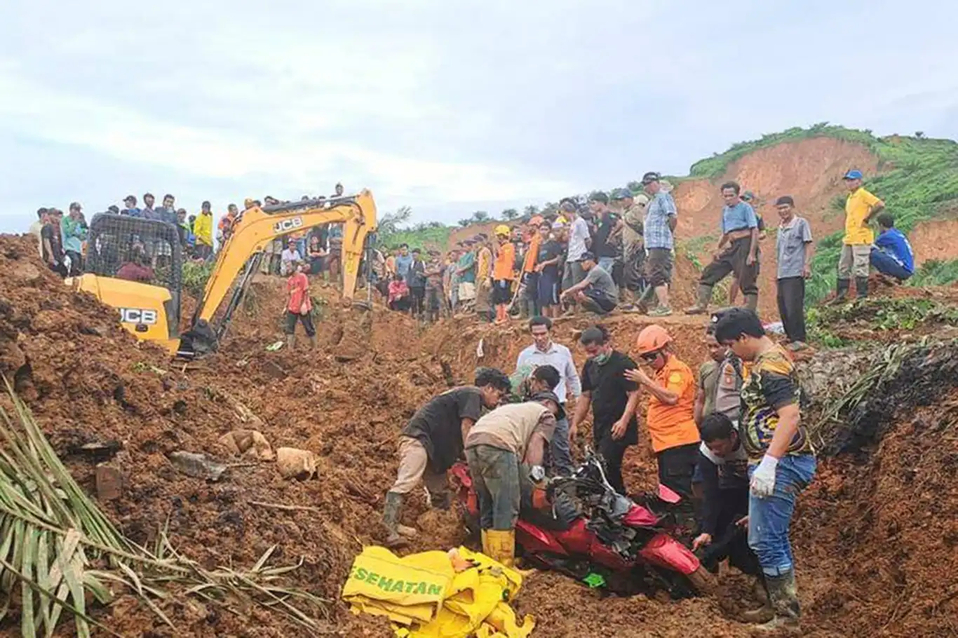 Death toll reaches 10 in Indonesia landslide as search continues for 80 missing