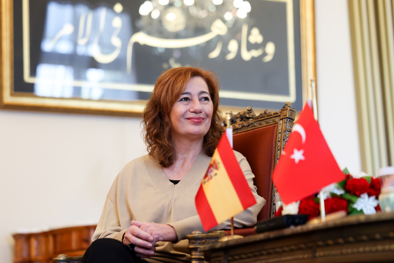 TBMM Başkanı Kurtulmuş, İspanya Temsilciler Meclisi Başkanı Armengol ile ortak basın toplantısı