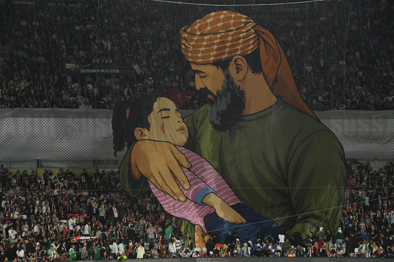 Konya’da Filistin dayanışması: Konyaspor-Filistin maçında 89.59’da anlamlı duruş