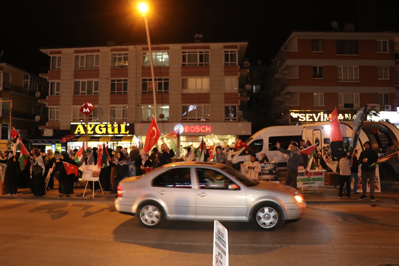 'Boykot Karavanı' ile Filistin için başlatılan boykot nöbeti 11. gününde devam ediyor