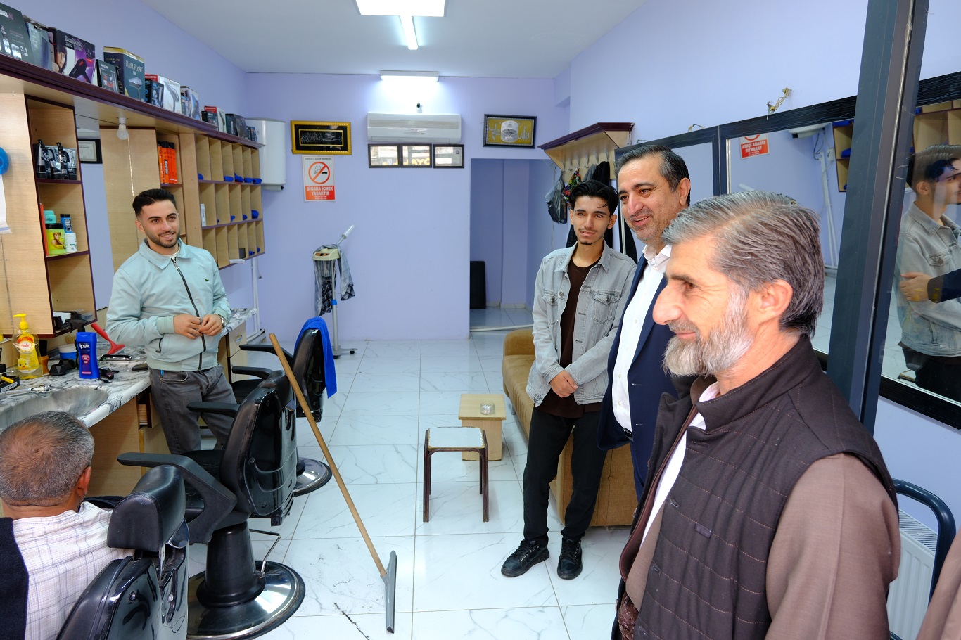 HÜDA PAR Milletvekili Ramanlı Şemdinli esnaf ziyareti